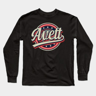 Graphic Aesthetic Avett Proud Name Circle Vintage Art Long Sleeve T-Shirt